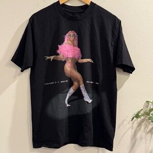 Beyoncé Medium Pink Year Of Renaissance World Tour Merch T-Shirt Reflective